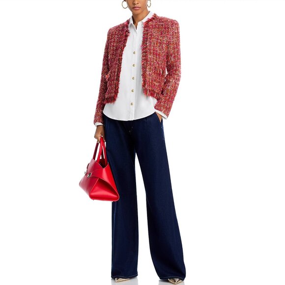 L'Agence Angelina Tweed Jacket Size 0. NWT. - Picture 2 of 12